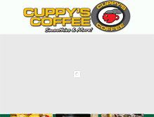 Tablet Screenshot of cuppyscoffee.com